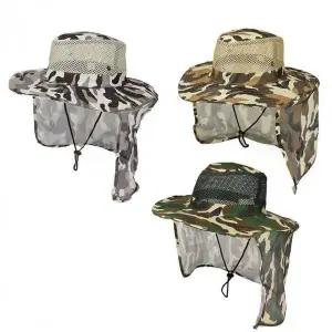 [콩심팥심]하이쉴드 넥커버 사파리 모자 햇등산모자 정글 낚시