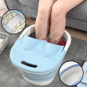 가정용 접이식 족욕 각탕 온열 발 마사지 욕조 휴대용 발 관리 족욕기 하이롱