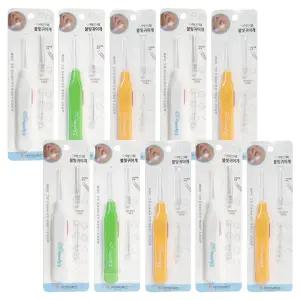 아이천국 불빛 귀이개 X 10개 귀후비개 귀청소 LED 귓밥 제거 집게 면봉