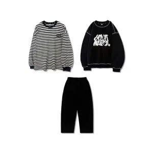 매장정품 OCELOT JUNIOR [3PACK] 트위스터 맨투맨+긴팔+긴바지(네이비)