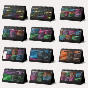 엑셀 치트 시트 데스크 패드 10x5 (데스크 캘린더 2026-2027) 구글 및 파이썬 Gmail 바로가기 포토샵