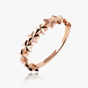 14K 18K 글리마 스타 라인 미스 링 금 반지