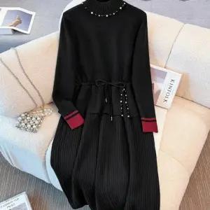 아리엘스타일 니트원피스 겨울원피스 데일리룩 에바론롱원피스1125233