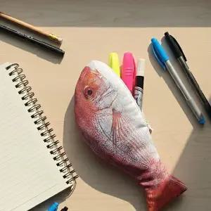 생선필통 물고기필통 귀여운 웃긴 파우치 재미난 중딩 고딩 학생 필기구 케이스 선물