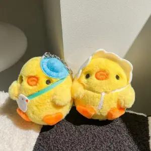 가방 병아리 고리 인형 키링 백팩 가방 귀여운 커플 병아리 키링 인형