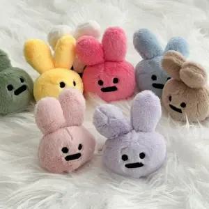 JIYU 무표정 멍토끼 키링 파우치 에어팟 인형 가방고리