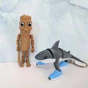 트랄랄레로 트랄랄라 퉁퉁퉁사후르 피규어 키링 트랄라레로 이탈리안브레인롯 인형