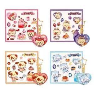 ( )워터키링 애니롤즈 귀여운 캐릭터 가방 파우치 키링 백참 백꾸 키홀더 스티커