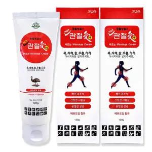 핫 관절애 바르는 마사지크림 120g x3개 에뮤오일 뭉친근육