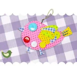 ( )펠트 병아리 가방걸이 키링 만들기 키트 재료 DIY 세트