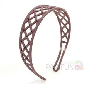 큐빅 헤어밴드 핑크 여름머리띠 플라스틱머리띠 여자헤어밴드 여아머리띠 가벼운머리띠