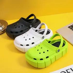 패션 여자 아쿠아 통굽 슈즈 키높이 슬리퍼 샌들 신발 남자아쿠아슈즈 여름신발