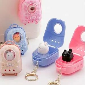 ( )고양이 우주선 가방 랜덤 키링 2개