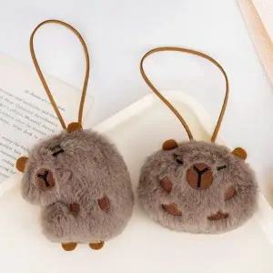 동물인형키링 너구리키링 카피바라 수달 웃긴 커플 가방