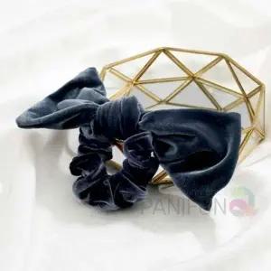 벨벳리본 곱창끈 네이비 곱창머리끈 벨벳곱창머리끈 헤어머리끈 헤어곱창 똥머리밴드