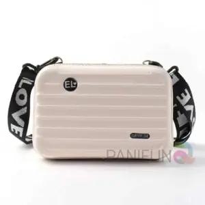 캐리어 미니크로스백 핑크베이지 소형크로스백 여성크로스가방 작은가방 여자크로스가방 여자크로스백