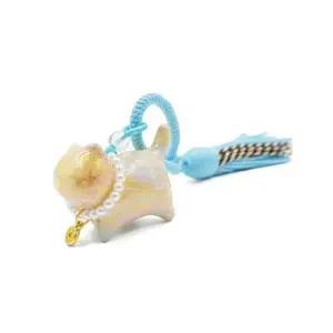 ( )세라믹 마블링 고양이 키링블루 G