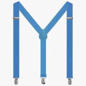 성인용 컬러 멜빵 바지 블루 스트랩 디자인