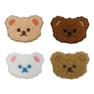 귀여운 와펜 캐릭터 곰 옷 패치 수선용 자수