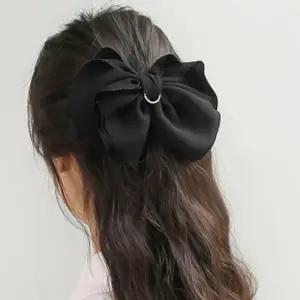 엔젤슈슈버터플라이큐빅자동헤어핀 블랙)리본핀 리본핀 왕리본핀