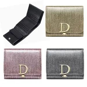 리얼 소가죽 3단 진주펄 고정클립 카드 동전 중지갑 헨드폰지갑 가죽지갑 돈지갑 지폐지갑