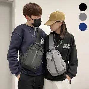 남녀 캐주얼 슬링백 생활방수 학생 수납좋은 메쉬원단 남자크로스백 비니지스백 캐주얼백