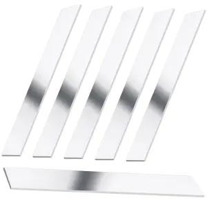 6피스 정사각형 알루미늄 플랫 바 1/8 (3mm) × 2 (50mm) 12 (305mm) 6061 플레이트 범용 솔리드 뉴 밀