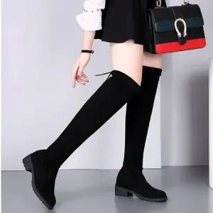 캐주얼 여자 예쁜 가을 겨울 롱부츠 데일리 신발 슈즈 글래디에디터 통굽부츠 레인부츠