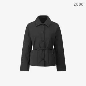 주크 ZOOC 퀼팅 벨티드 카라 패딩 자켓 BK V261PSG9011182472