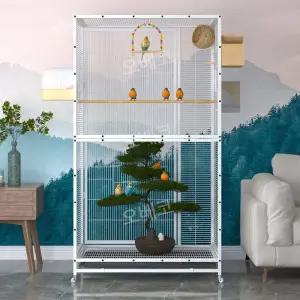 앵무새하우스 철제새장 대형날림장 조류케이지 대형 고급 새놀이터 반려조 이동식