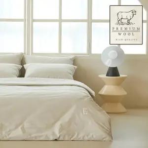 블레스 호주산100% 천연양모 80수 고밀도 면 무봉제 차렵이불/세트(SS)(Q)