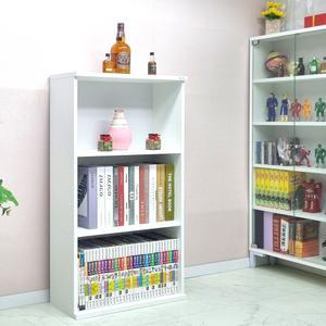 드림퍼니처 베이직1036 깊이24cm A4화일 3단 책장 4단 공간박스 틈새장 다용도 수납장 피규어 진열장 장식장 소품장