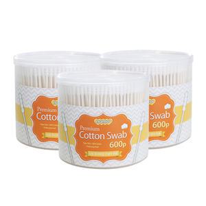 나모 신생아 면봉 600매 x3개 / 순면 유아 아기 키즈