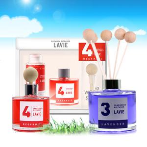 라비에 허브타임 방향제/디퓨저/차량용/리필+섬유스틱/실내용/차량용선물세트