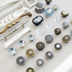 보석 크리스탈 손잡이 30종 모음 1구 2구 고급손잡이 가구손잡이 싱크대