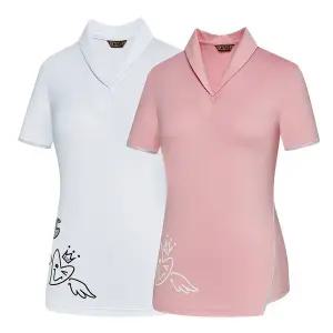 [아웃도어스/BTR]비티알 BTR 골프 여성 여름 프린팅 반팔 카라티셔츠 세이디(여) BST4992W