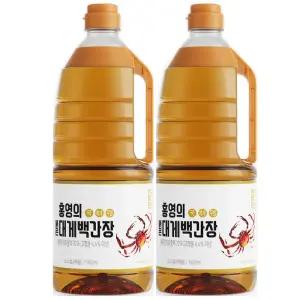 더동쪽바다가는길 홍영의 붉은대게 백간장1.5L 2개 만능 요리 맛간장