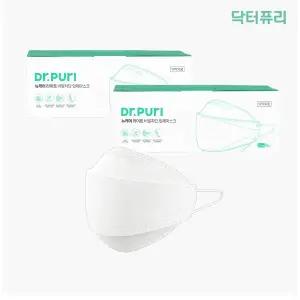 [닥터퓨리]KFAD 뽑아쓰는 번들형 비말차단 입체마스크 100매(50매 x 2개)