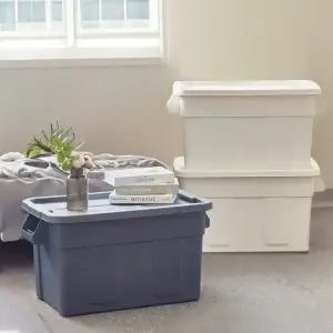 [리벤스] 자우버탁 75L 그란데 대용량 수납 리빙박스/캠핑카고박스 2P + 전용 상판 2P 증정