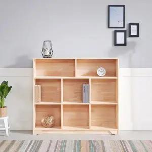 E154 미송원목 3단 오픈책장 1200 1color