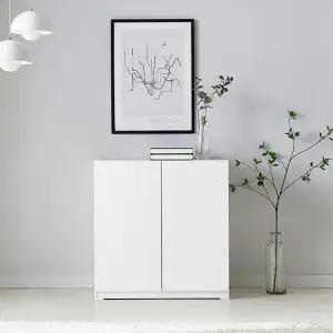 미엘 2도어 수납장 높이830 거실 tv장식장 주방수납 다용도