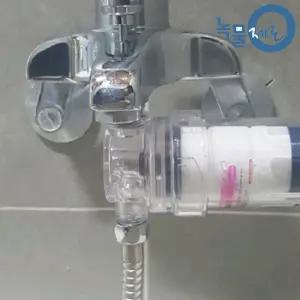 녹물제로 중공사막 세균/녹물제거 대용량 정수키트 샤워기용 [초미세플라스틱 정수]