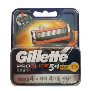질레트 프로글라이드 파워 면도날 4입