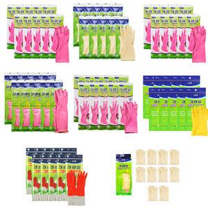 크린랩 고무장갑  10개 묶음 대 중 소 기모 특대 간편 김장 모음