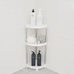 [NS홈쇼핑]스페셜 욕실 다용도 코너선반 3단 소형[34020098].