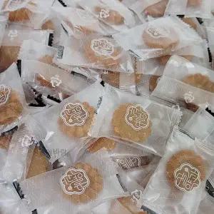 미니꿀약과 1kg 개별포장 동전약과 미니약과 지퍼팩