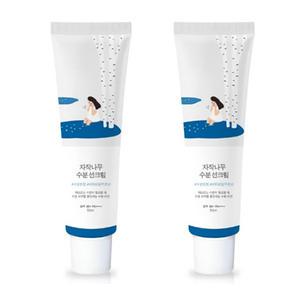 라운드랩 자작나무 수분 선크림50ml (SPF 50+) 2개