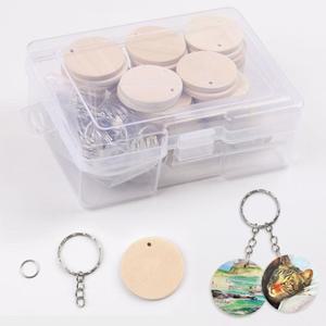 열쇠고리 우드 우트팬던트열쇠고리 이름 키링 팬던트 DIY 나무키링