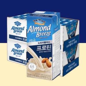 아몬드 브리즈 고단백 프로틴 밀크 저당 단백질 두유 48개