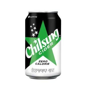 [하프클럽/기타]칠성사이다 제로 355ml 24캔 업소용